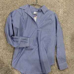 Women’s Blue Striped Shirt